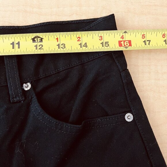 NWOT Levi's 550 Women Black Denim Jeans Sz 10M Relaxed Boot Cut Stretch Mid Rise - Picture 7 of 10